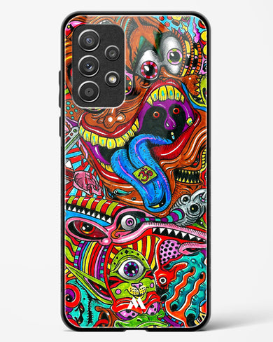 Psychedelic Monster Art Glass Case Phone Cover-(Samsung)