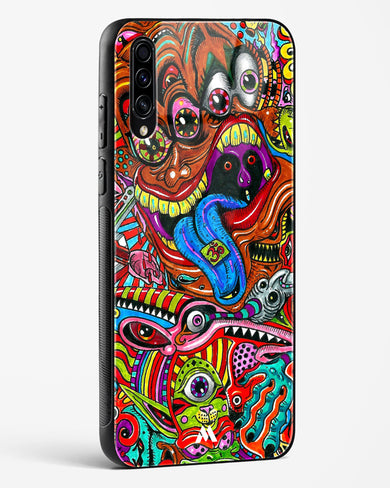 Psychedelic Monster Art Glass Case Phone Cover-(Samsung)