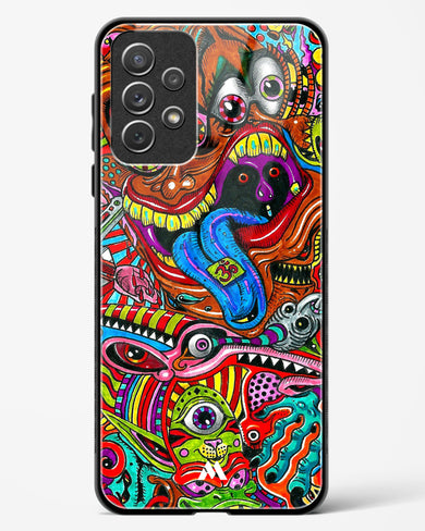 Psychedelic Monster Art Glass Case Phone Cover-(Samsung)