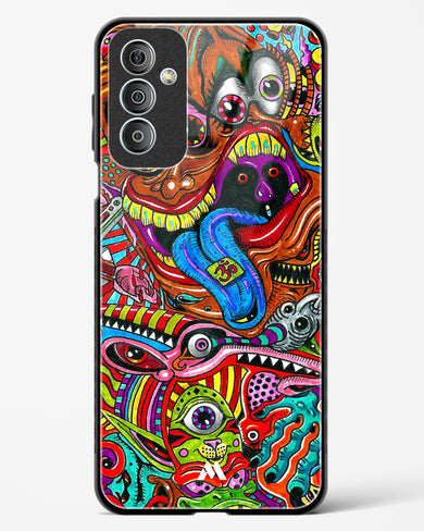 Psychedelic Monster Art Glass Case Phone Cover-(Samsung)