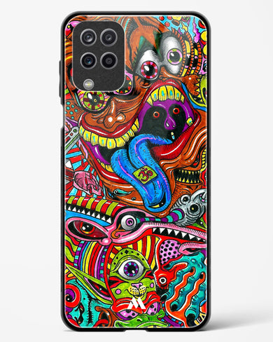 Psychedelic Monster Art Glass Case Phone Cover-(Samsung)