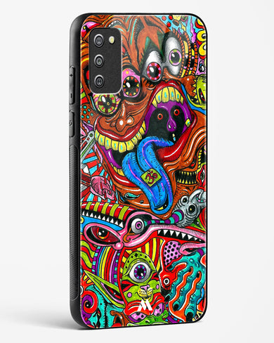 Psychedelic Monster Art Glass Case Phone Cover-(Samsung)