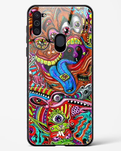 Psychedelic Monster Art Glass Case Phone Cover-(Samsung)