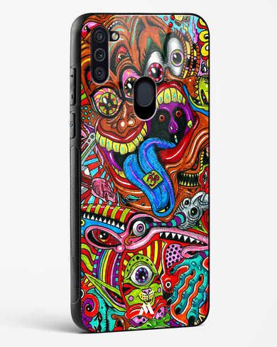 Psychedelic Monster Art Glass Case Phone Cover-(Samsung)