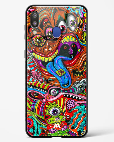 Psychedelic Monster Art Glass Case Phone Cover-(Samsung)