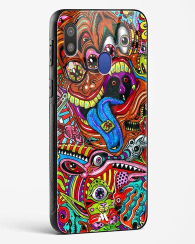 Psychedelic Monster Art Glass Case Phone Cover-(Samsung)