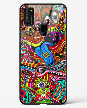 Psychedelic Monster Art Glass Case Phone Cover-(Samsung)