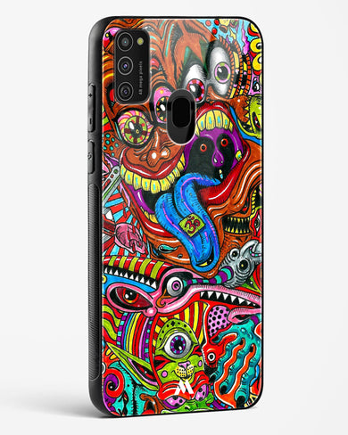 Psychedelic Monster Art Glass Case Phone Cover-(Samsung)