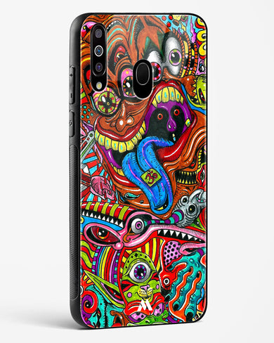 Psychedelic Monster Art Glass Case Phone Cover-(Samsung)