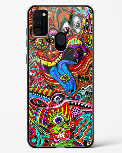 Psychedelic Monster Art Glass Case Phone Cover-(Samsung)