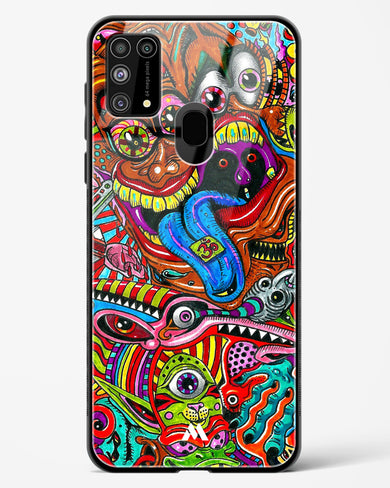 Psychedelic Monster Art Glass Case Phone Cover-(Samsung)