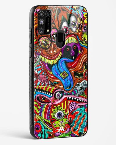 Psychedelic Monster Art Glass Case Phone Cover-(Samsung)