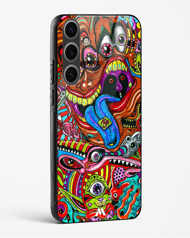 Psychedelic Monster Art Glass Case Phone Cover-(Samsung)