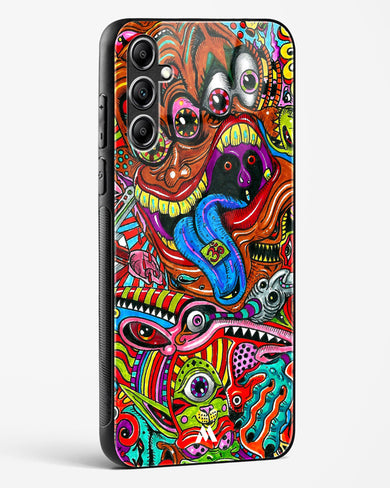 Psychedelic Monster Art Glass Case Phone Cover-(Samsung)