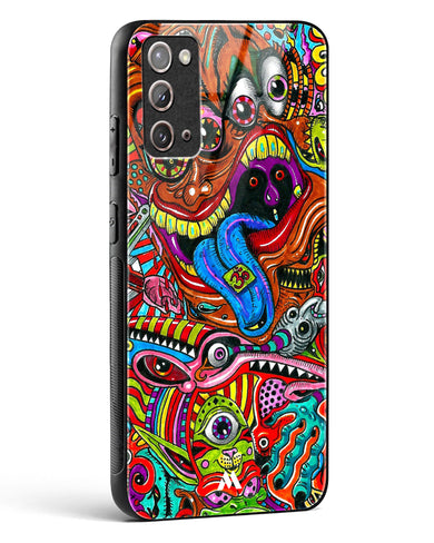 Psychedelic Monster Art Glass Case Phone Cover-(Samsung)