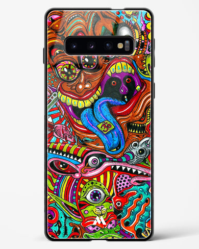 Psychedelic Monster Art Glass Case Phone Cover-(Samsung)