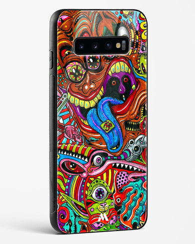 Psychedelic Monster Art Glass Case Phone Cover-(Samsung)