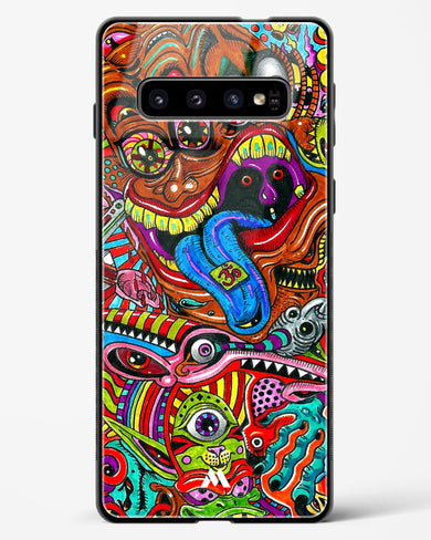 Psychedelic Monster Art Glass Case Phone Cover-(Samsung)