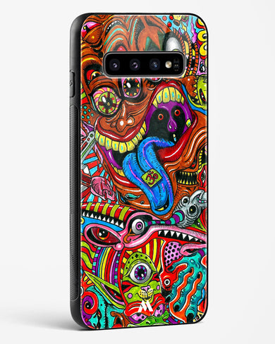 Psychedelic Monster Art Glass Case Phone Cover-(Samsung)