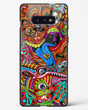 Psychedelic Monster Art Glass Case Phone Cover-(Samsung)