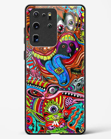 Psychedelic Monster Art Glass Case Phone Cover-(Samsung)