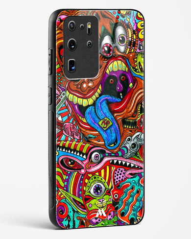 Psychedelic Monster Art Glass Case Phone Cover-(Samsung)