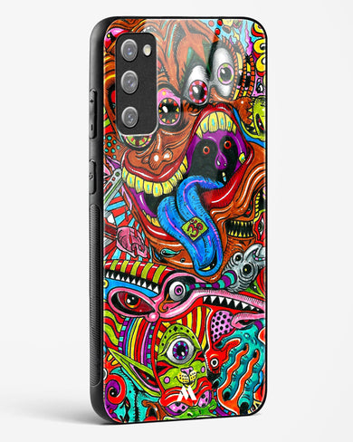 Psychedelic Monster Art Glass Case Phone Cover-(Samsung)