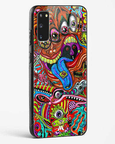 Psychedelic Monster Art Glass Case Phone Cover-(Samsung)