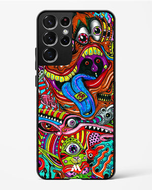 Psychedelic Monster Art Glass Case Phone Cover-(Samsung)