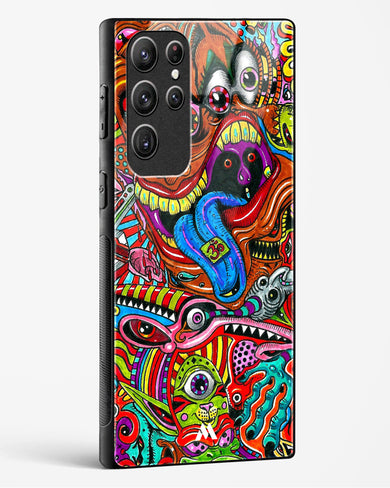 Psychedelic Monster Art Glass Case Phone Cover-(Samsung)