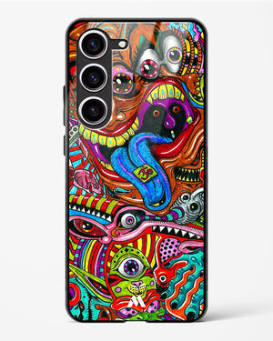 Psychedelic Monster Art Glass Case Phone Cover-(Samsung)