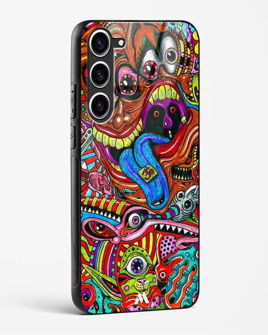 Psychedelic Monster Art Glass Case Phone Cover-(Samsung)