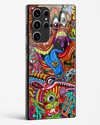 Psychedelic Monster Art Glass Case Phone Cover-(Samsung)