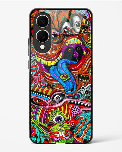Psychedelic Monster Art Glass Case Phone Cover (Samsung)
