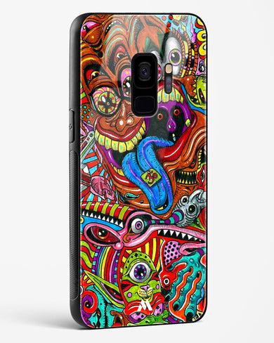 Psychedelic Monster Art Glass Case Phone Cover-(Samsung)