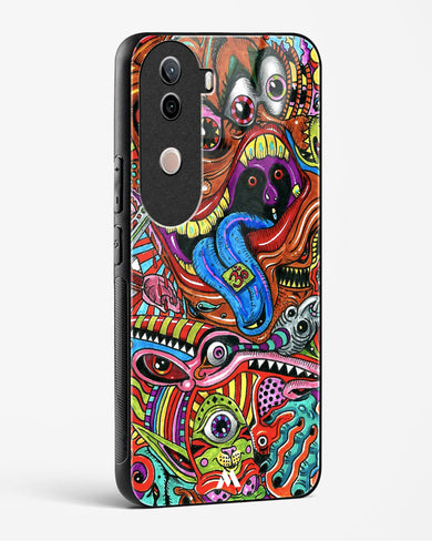 Psychedelic Monster Art Glass Case Phone Cover (Vivo)