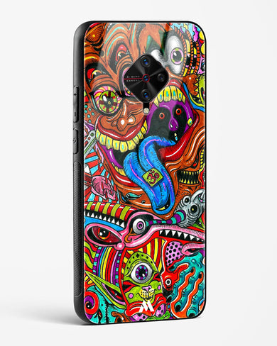 Psychedelic Monster Art Glass Case Phone Cover (Vivo)