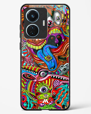 Psychedelic Monster Art Glass Case Phone Cover (Vivo)