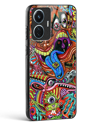 Psychedelic Monster Art Glass Case Phone Cover (Vivo)
