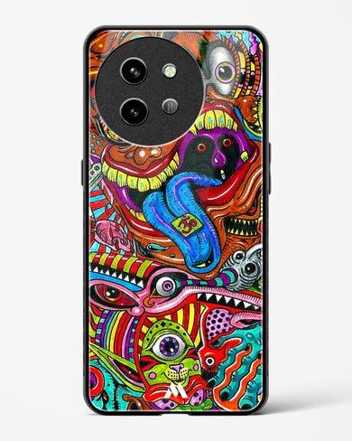 Psychedelic Monster Art Glass Case Phone Cover (Vivo)