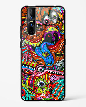 Psychedelic Monster Art Glass Case Phone Cover (Vivo)