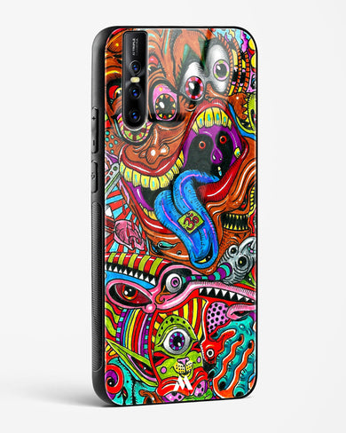 Psychedelic Monster Art Glass Case Phone Cover (Vivo)