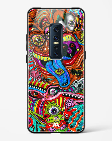 Psychedelic Monster Art Glass Case Phone Cover (Vivo)