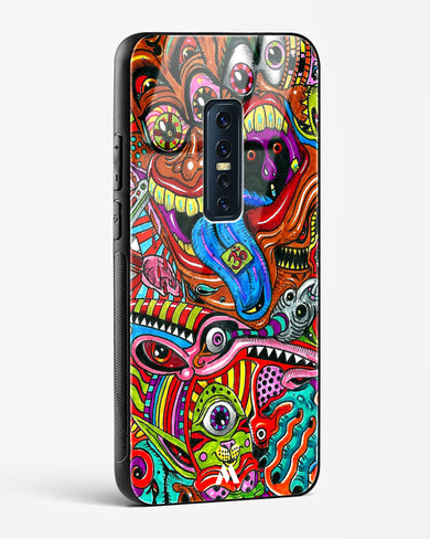 Psychedelic Monster Art Glass Case Phone Cover (Vivo)