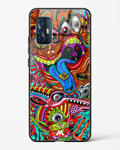 Psychedelic Monster Art Glass Case Phone Cover (Vivo)