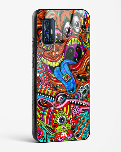 Psychedelic Monster Art Glass Case Phone Cover (Vivo)