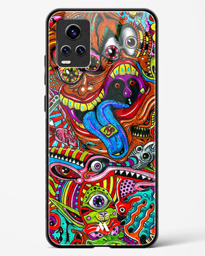 Psychedelic Monster Art Glass Case Phone Cover-(Vivo)