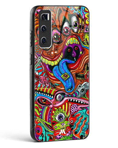 Psychedelic Monster Art Glass Case Phone Cover (Vivo)