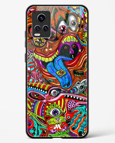 Psychedelic Monster Art Glass Case Phone Cover (Vivo)
