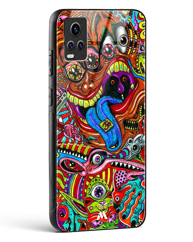 Psychedelic Monster Art Glass Case Phone Cover (Vivo)